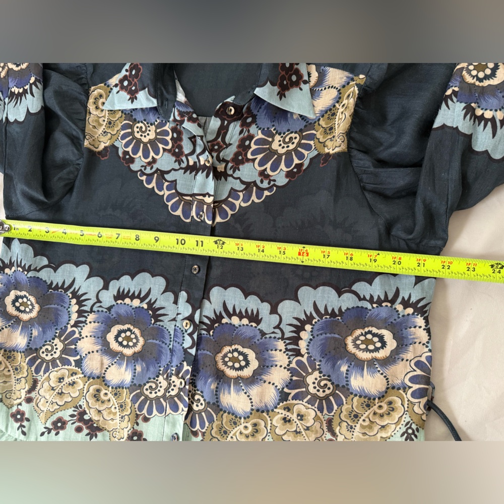 ALEMAIS Madalena Ramie Shirtdress size 6 EUC - Picture 14 of 16